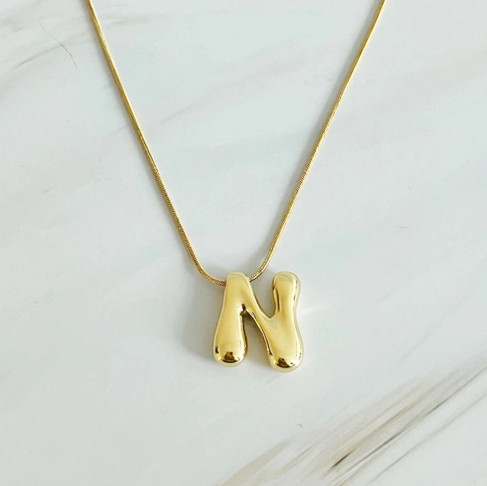 Celine gold initial necklace online