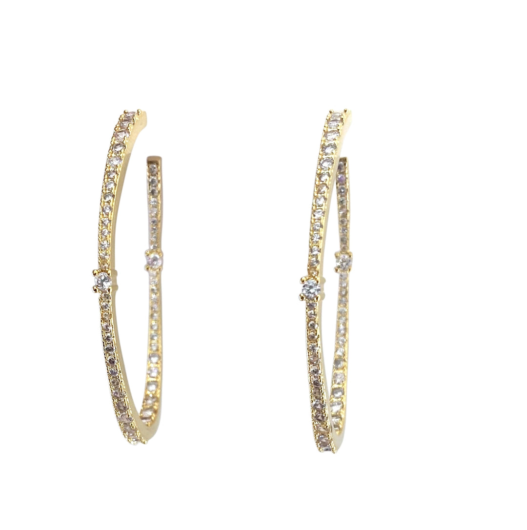 ABBOT HOOP EARRING-GOLD