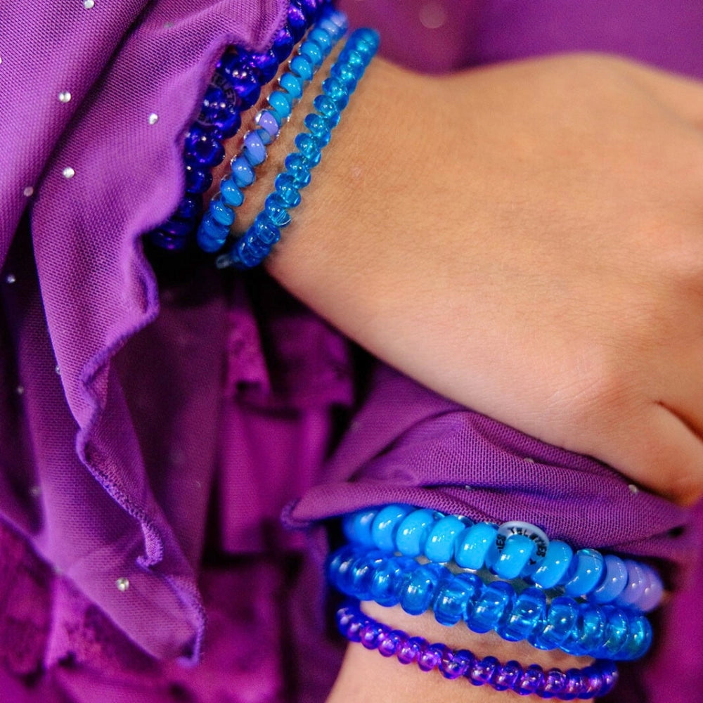 LARGE SPIRAL HAIR COILS-MIAMI VICE