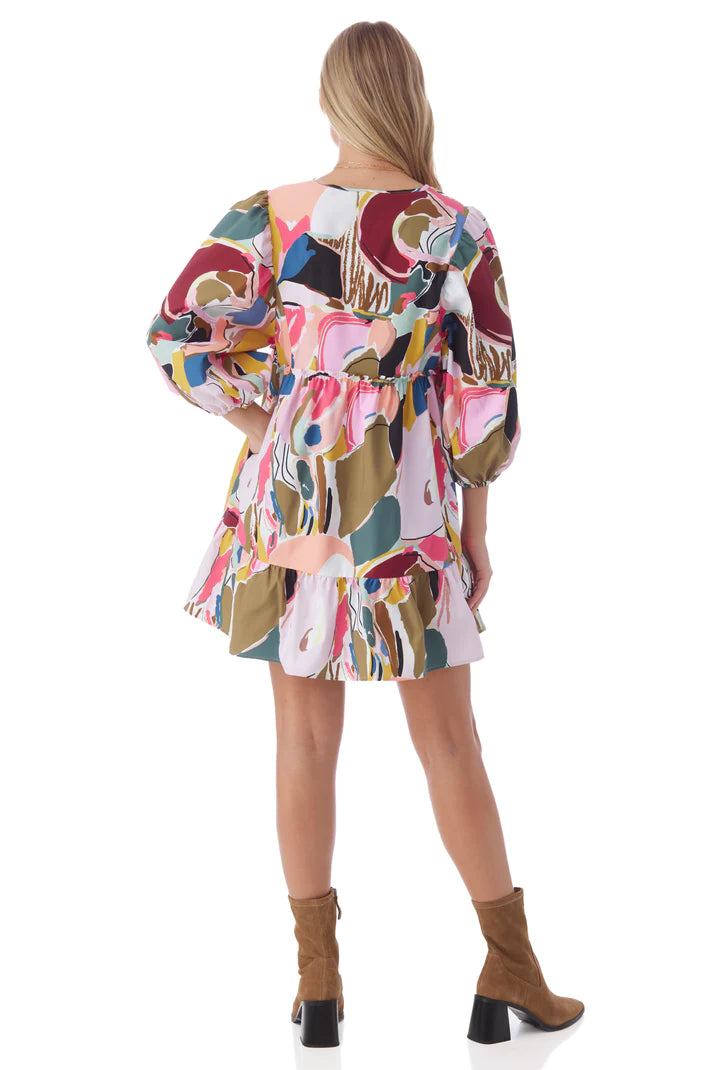 ADDISON DRESS- ABSTRACT EXPRESSION