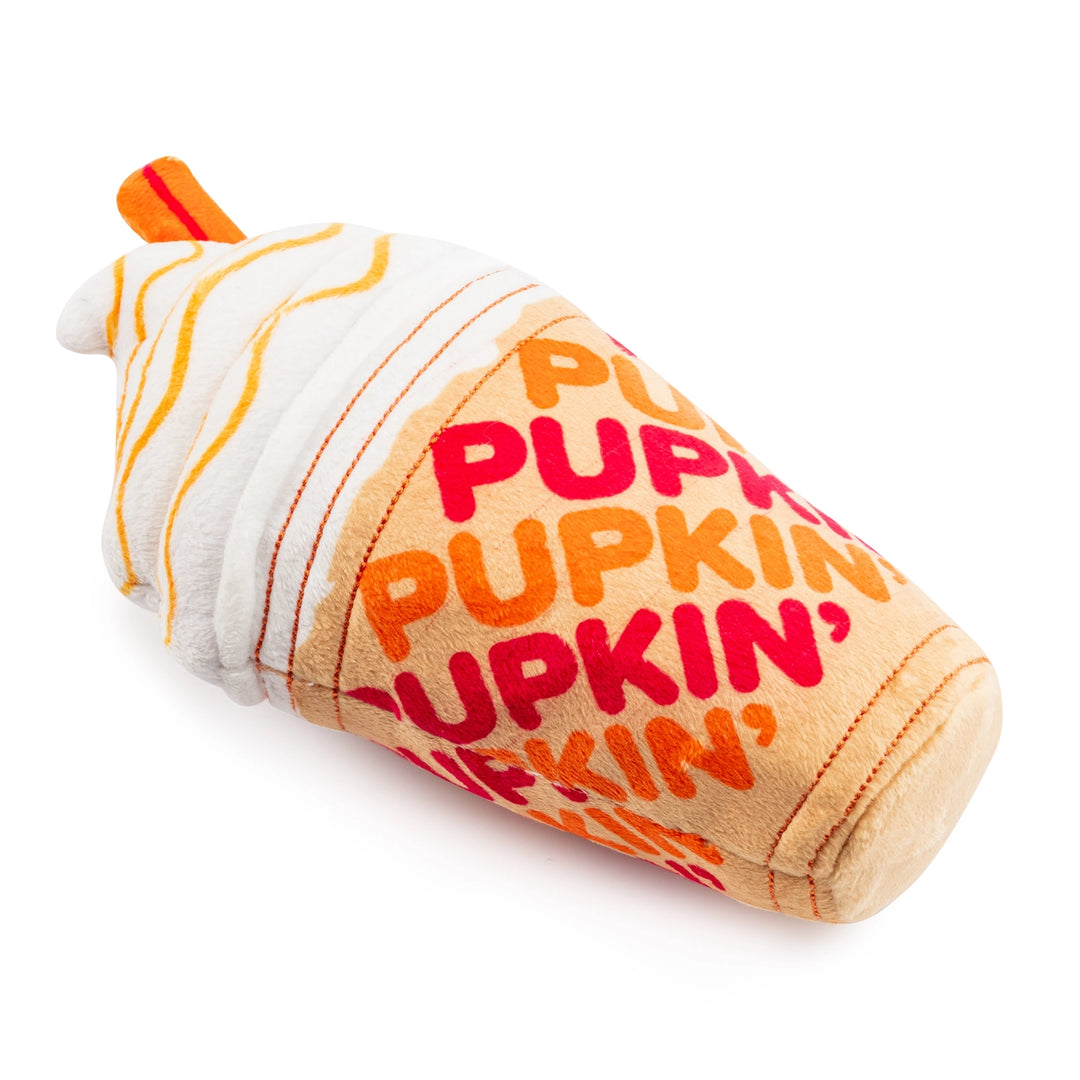 PUPKIN DONUTS ICED COFFEE SQUEAKER DOG TOY