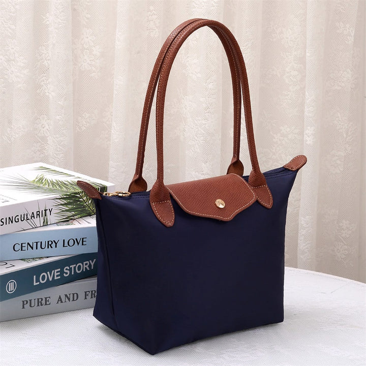 SHILOH 13” NYLON TOTE BAG-NAVY