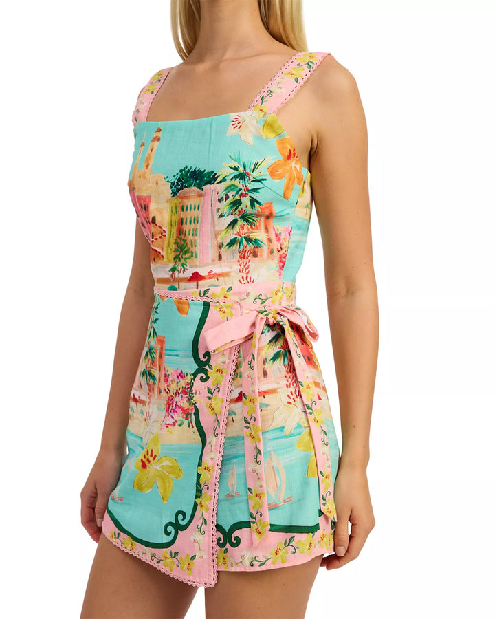SELENA ROMPER-PINK/MULTI