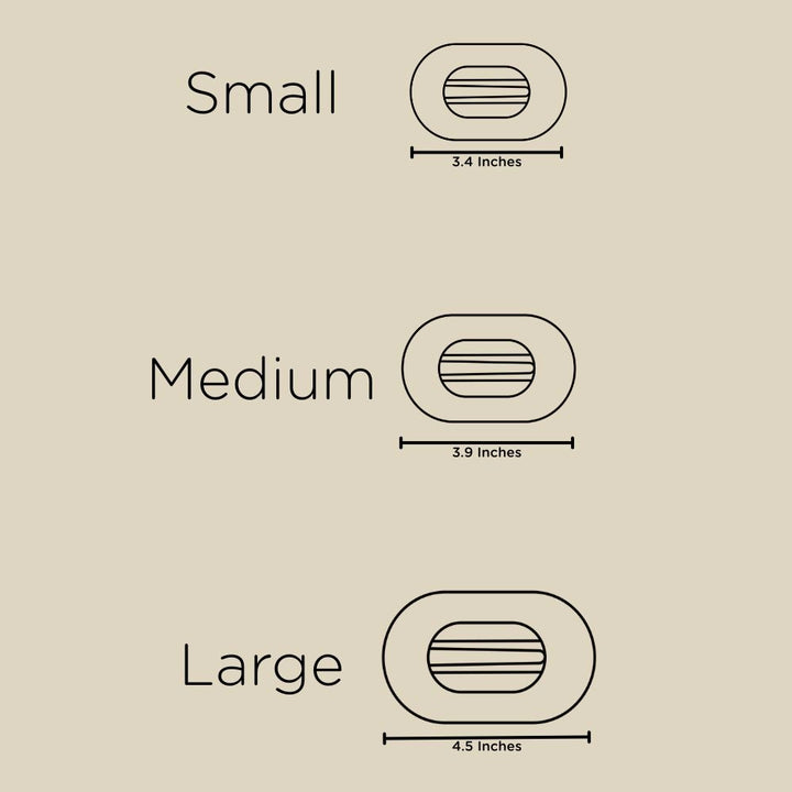 LARGE ROUND FLAT HAIR CLIP-CANDY CANE CRUSH