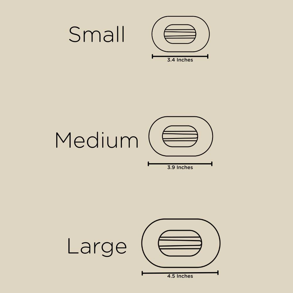 MEDIUM FLAT ROUND HAIR CLIP-RED CARPET READY