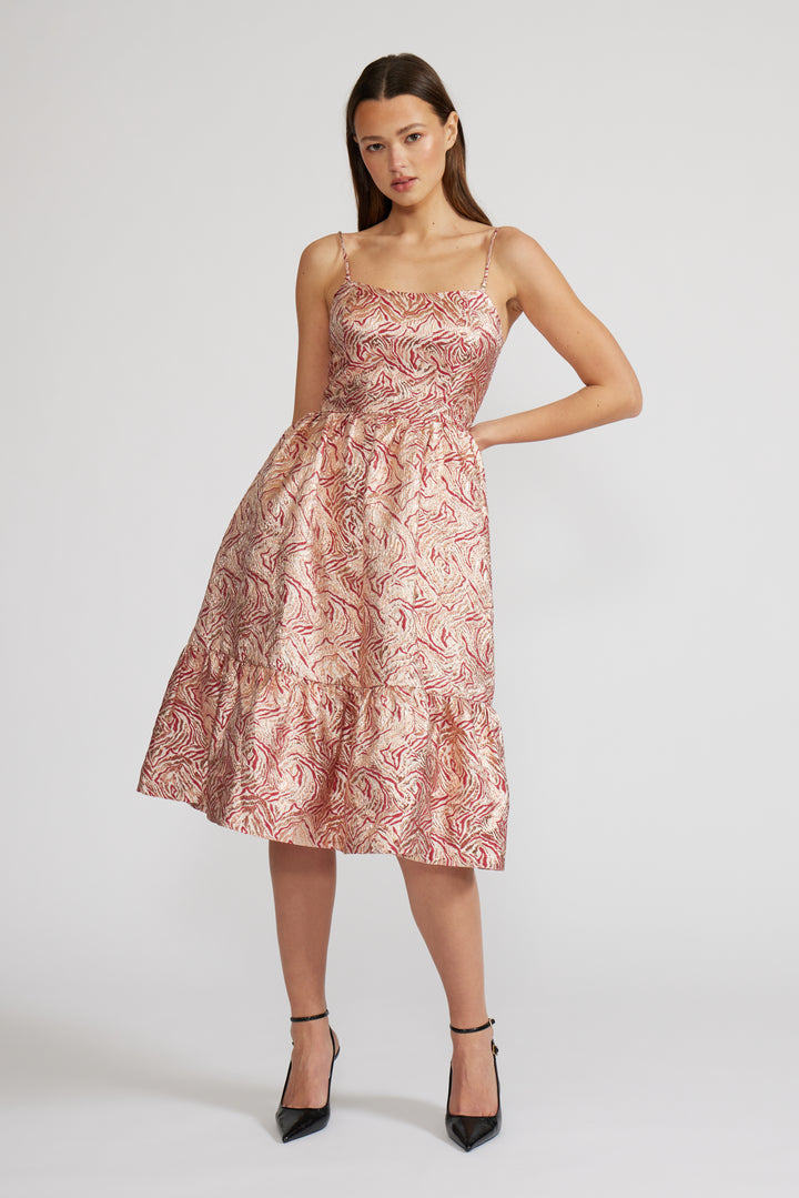 MELISSA MIDI DRESS-MULTI