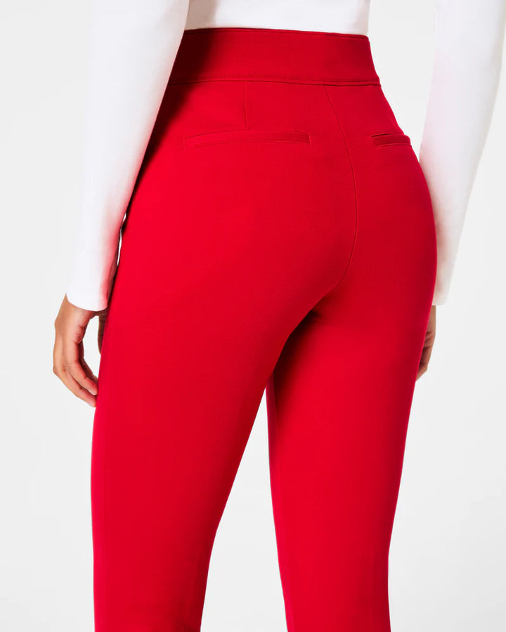 SPANXSUPERSMOOTH PERFECT FIT PONTE SLIM STRAIGHT PANT-SPANX RED