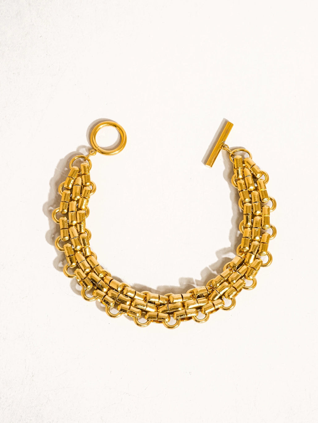 DONNI 18K BOLD WEAVE BRACELET