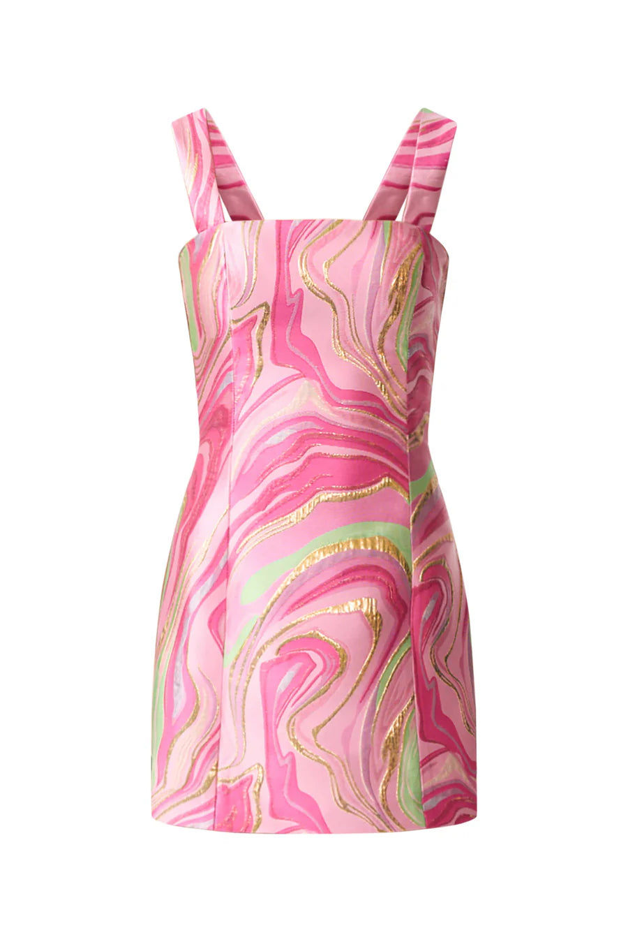 MIRELLA MINI DRESS-PINK/MULTI