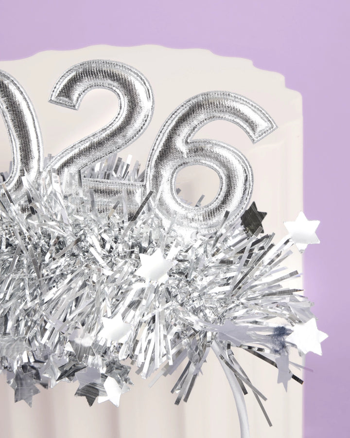 2026 PUFFY HEADBAND-SILVER