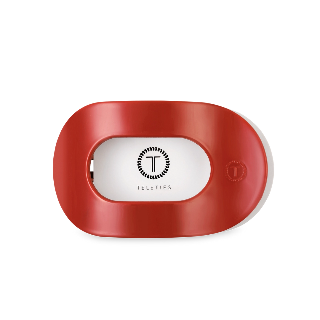 MEDIUM FLAT ROUND HAIR CLIP-RED CARPET READY