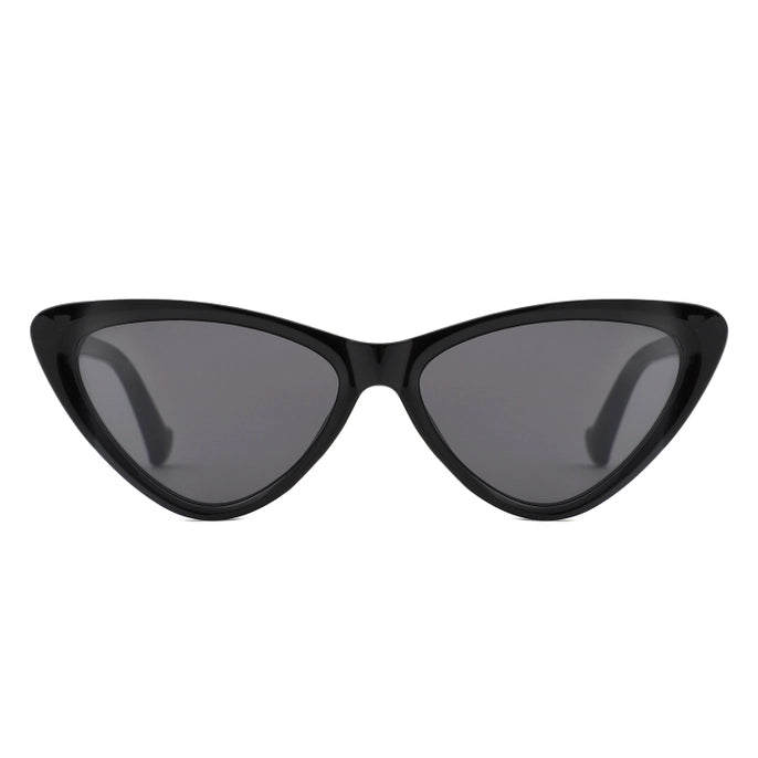 RETRO CAT EYE VINTAGE SUNGLASSES-BLACK