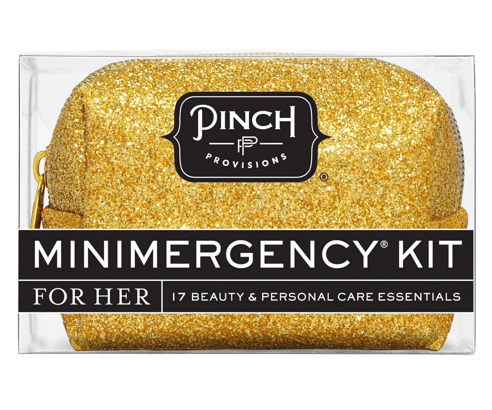 MINIMERGENCY KIT-GOLD GLITTER