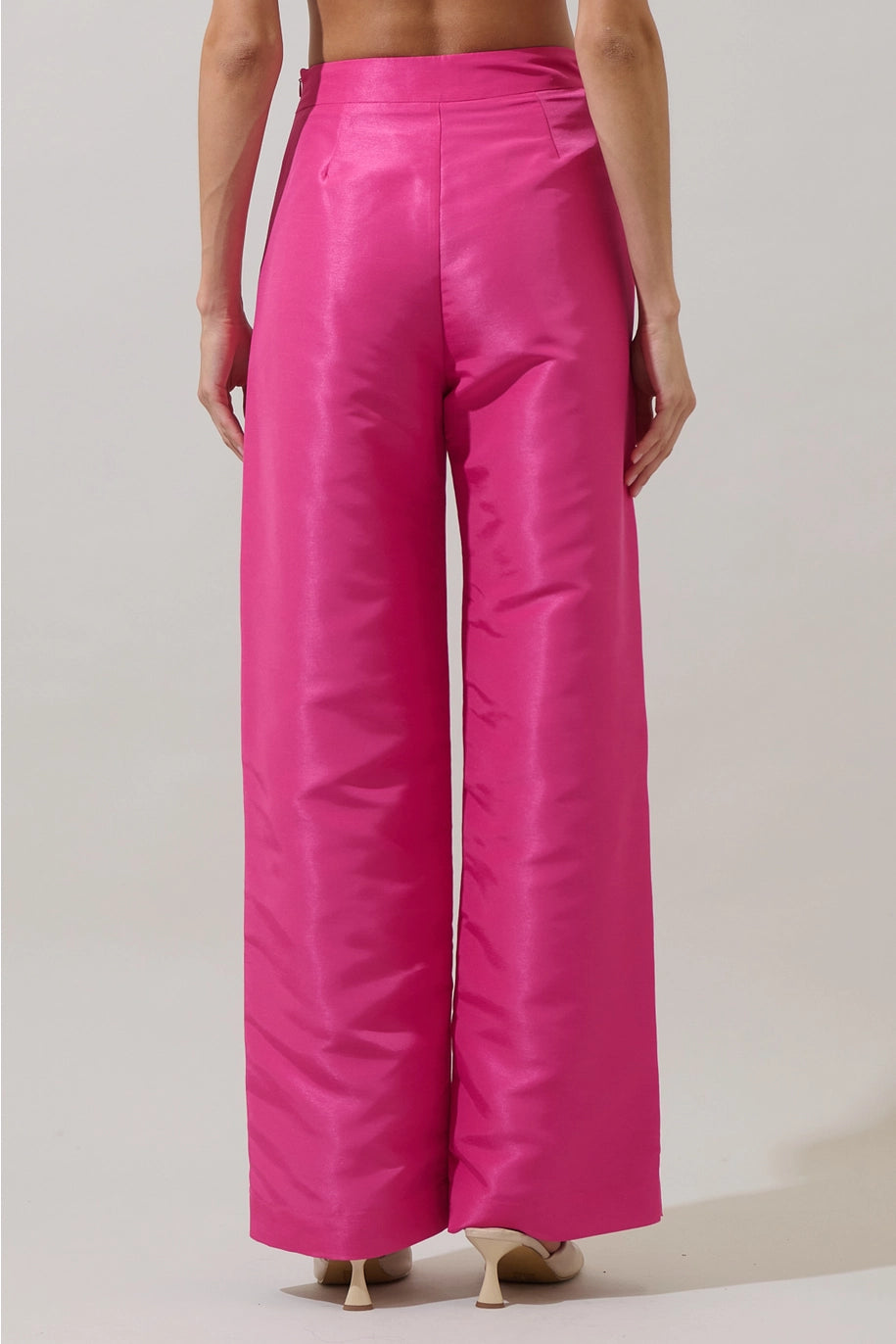 HESTIA WIDE LEG PANT-FUSCHIA