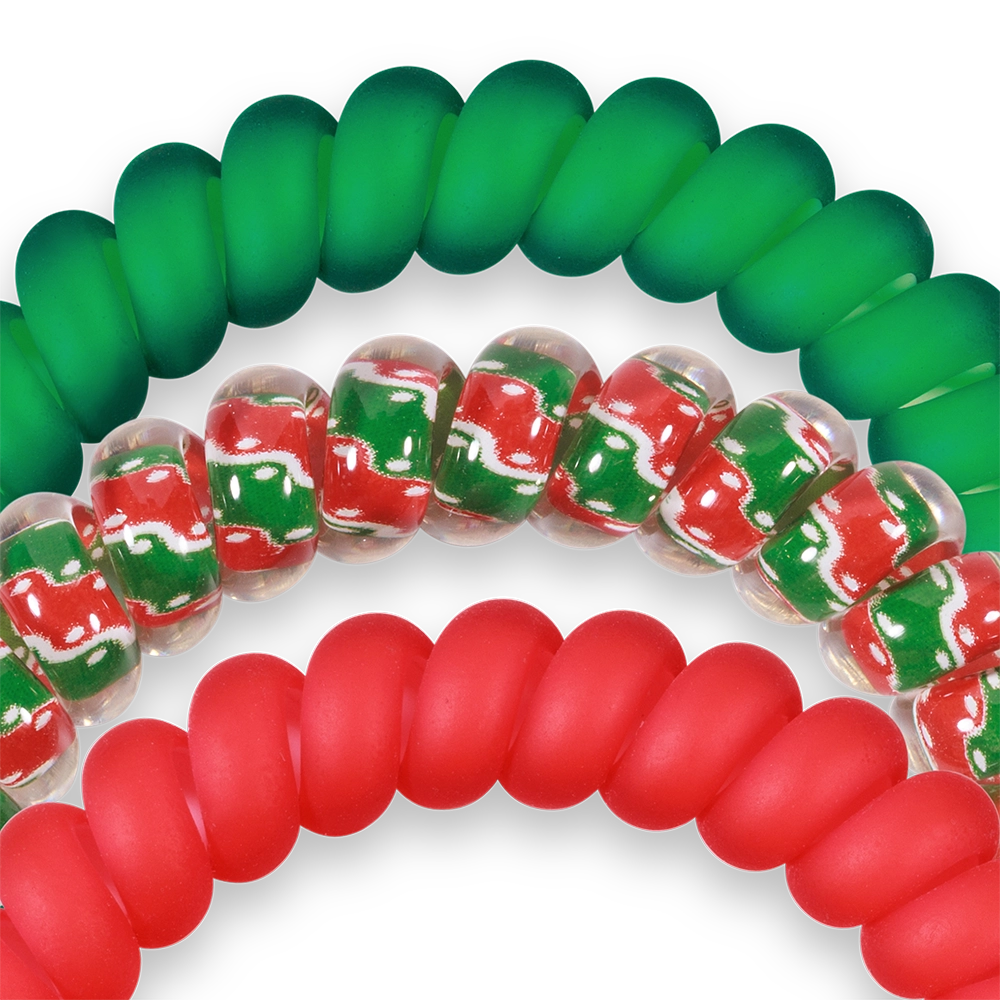 SMALL SPIRAL HAIR COILS-NAUGHTY OR NICE