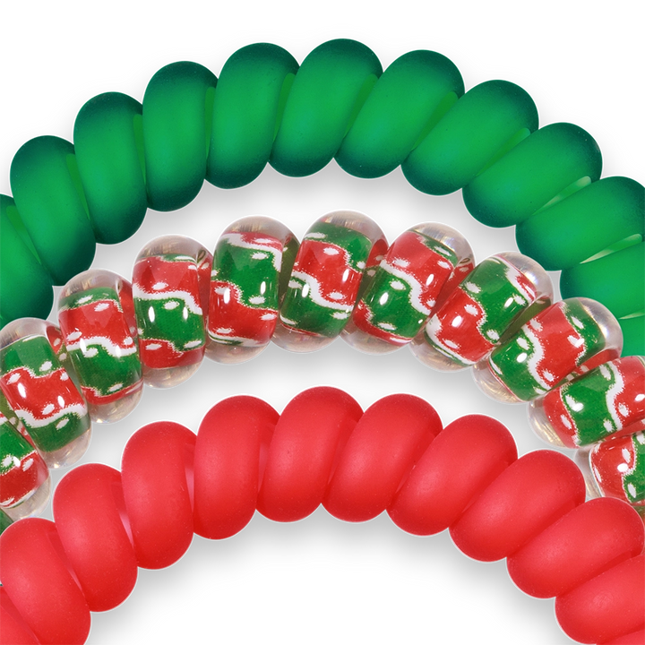 SMALL SPIRAL HAIR COILS-NAUGHTY OR NICE