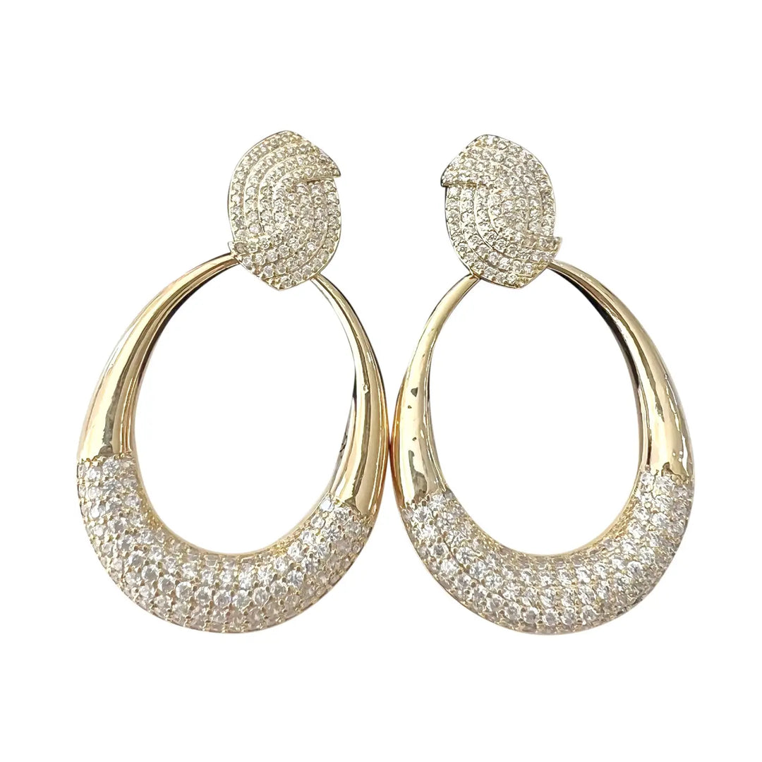 GIANNI CZ STATEMENT EARRING