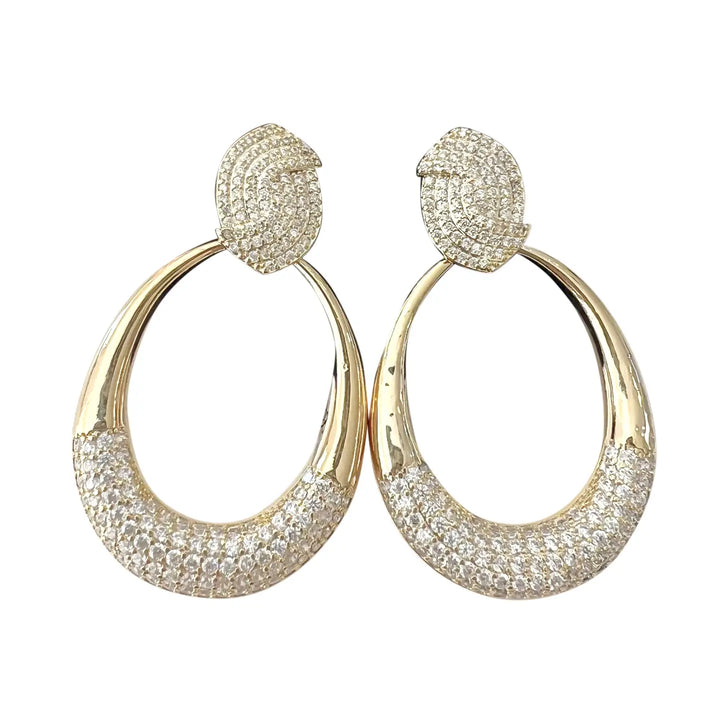 GIANNI CZ STATEMENT EARRING