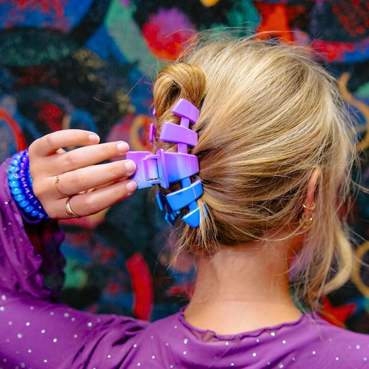 LARGE CLASSIC HAIR CLIP-MIAMI VICE