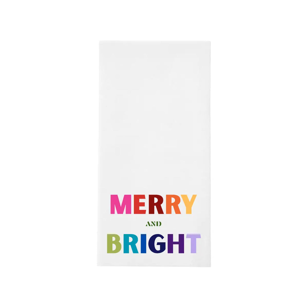 MERRY AND BRIGHT GUEST TOWELS