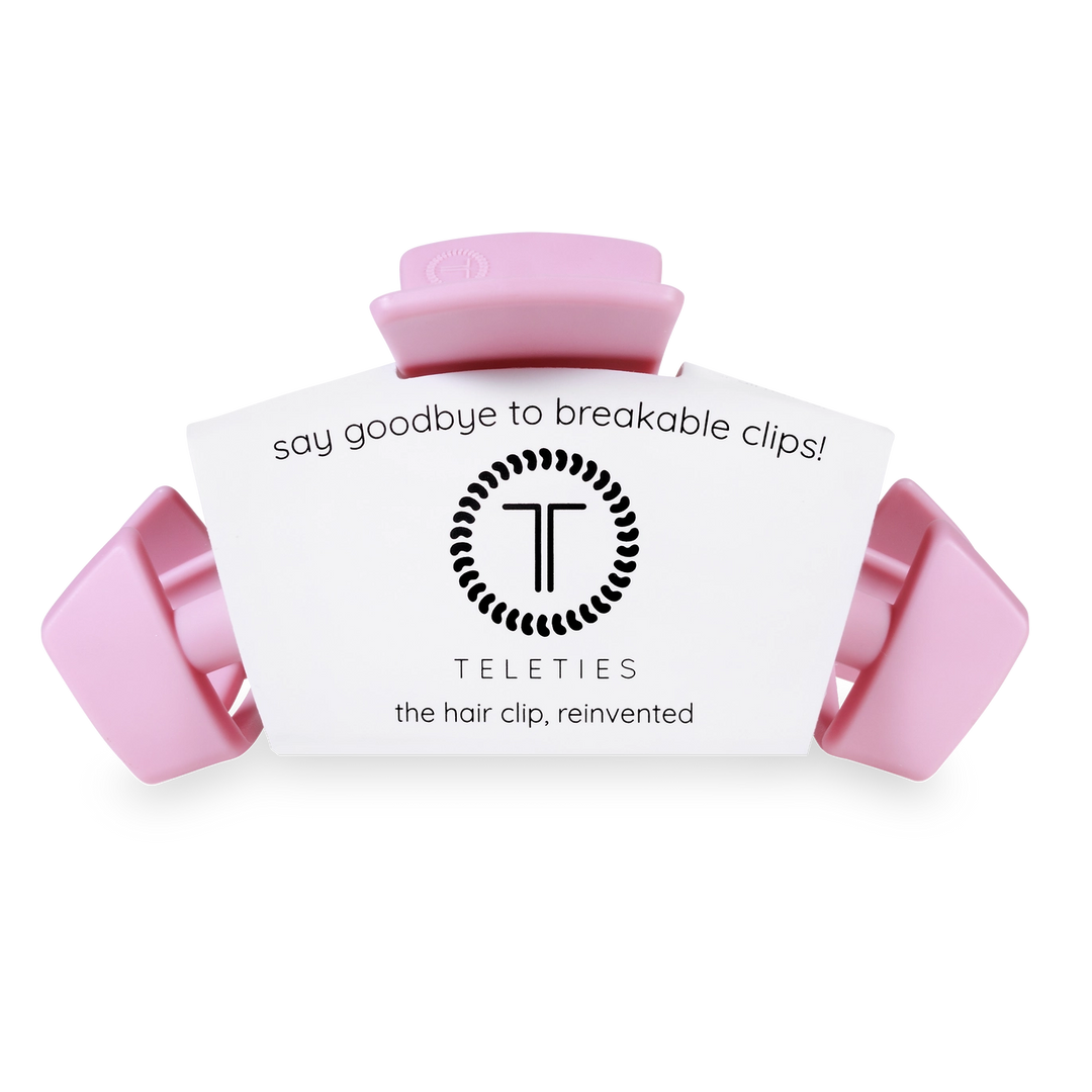 LARGE CLASSIC HAIR CLIP-MERRY PINKMAS