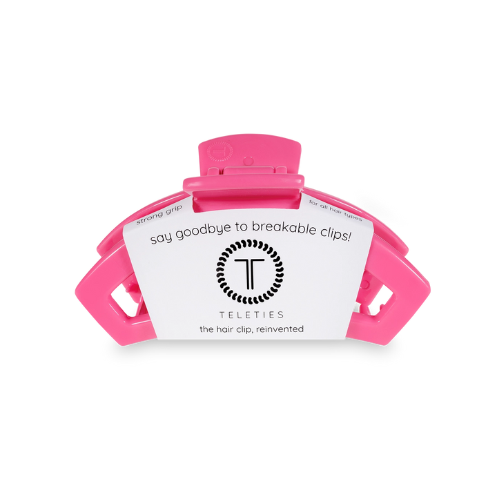 SMALL OPEN HAIR CLIP-PARADISE PINK