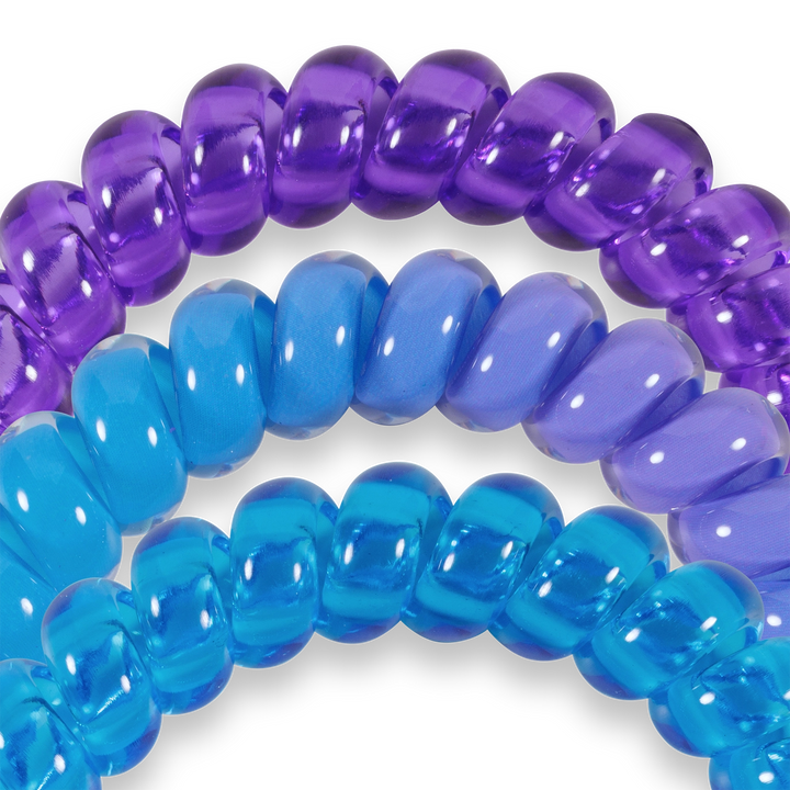 LARGE SPIRAL HAIR COILS-MIAMI VICE