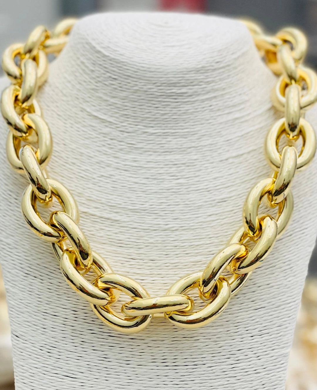 THE BIG DOG CHAIN NECKLACE-GOLD