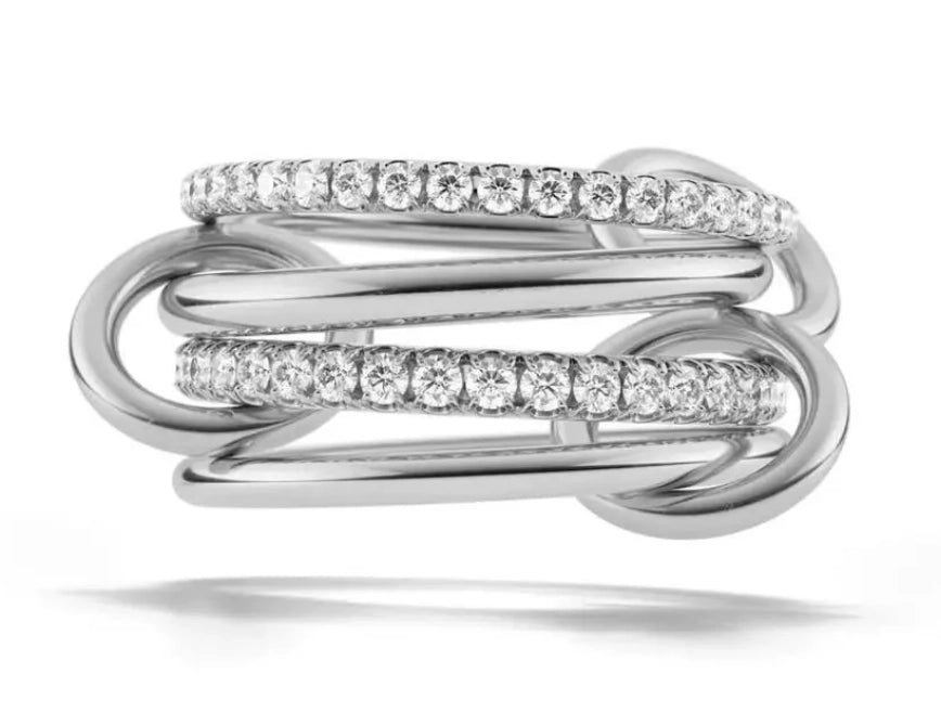 MULTI BAND ETERNITY RING-SILVER