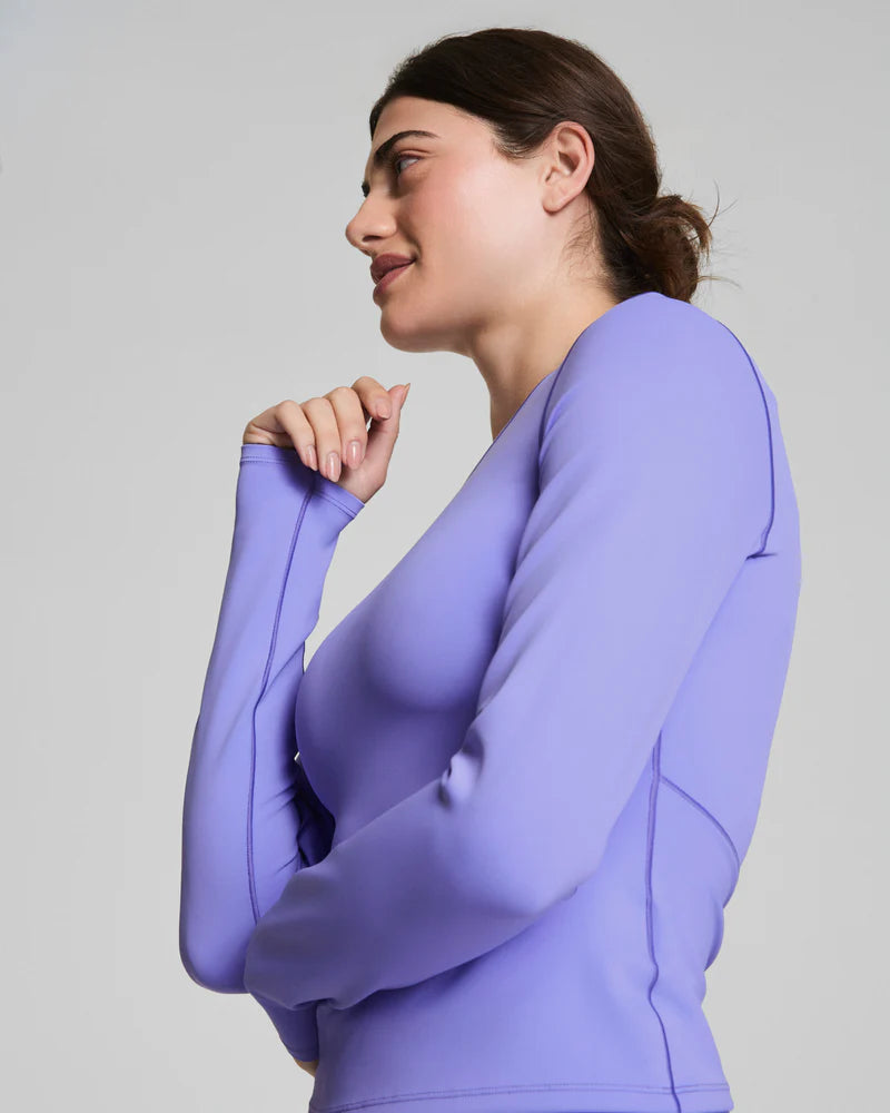 GET MOVING SECRET SWEAT LS TOP-LIGHT AMETHYST