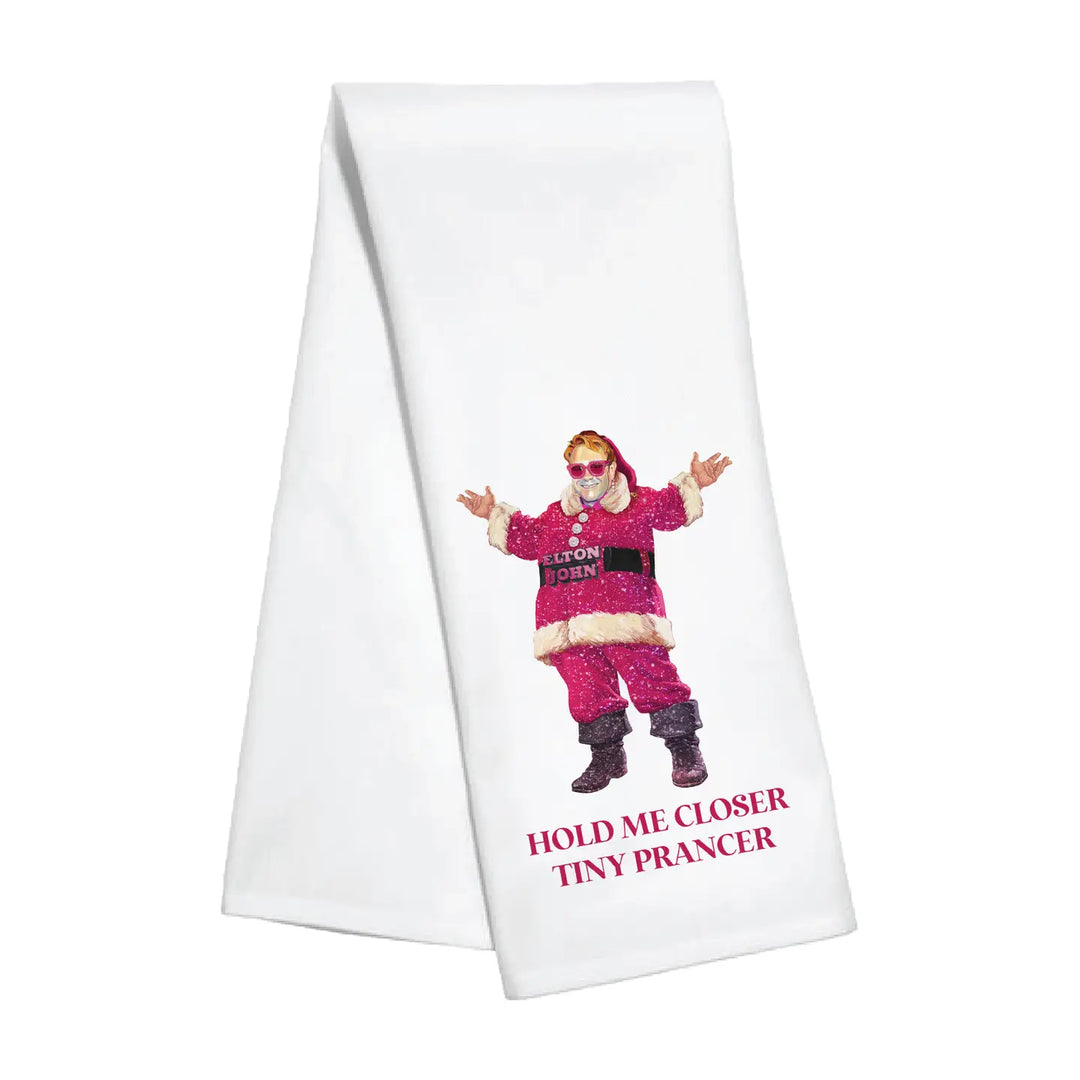 ELTON JOHN CHRISTMAS KITCHEN TOWEL