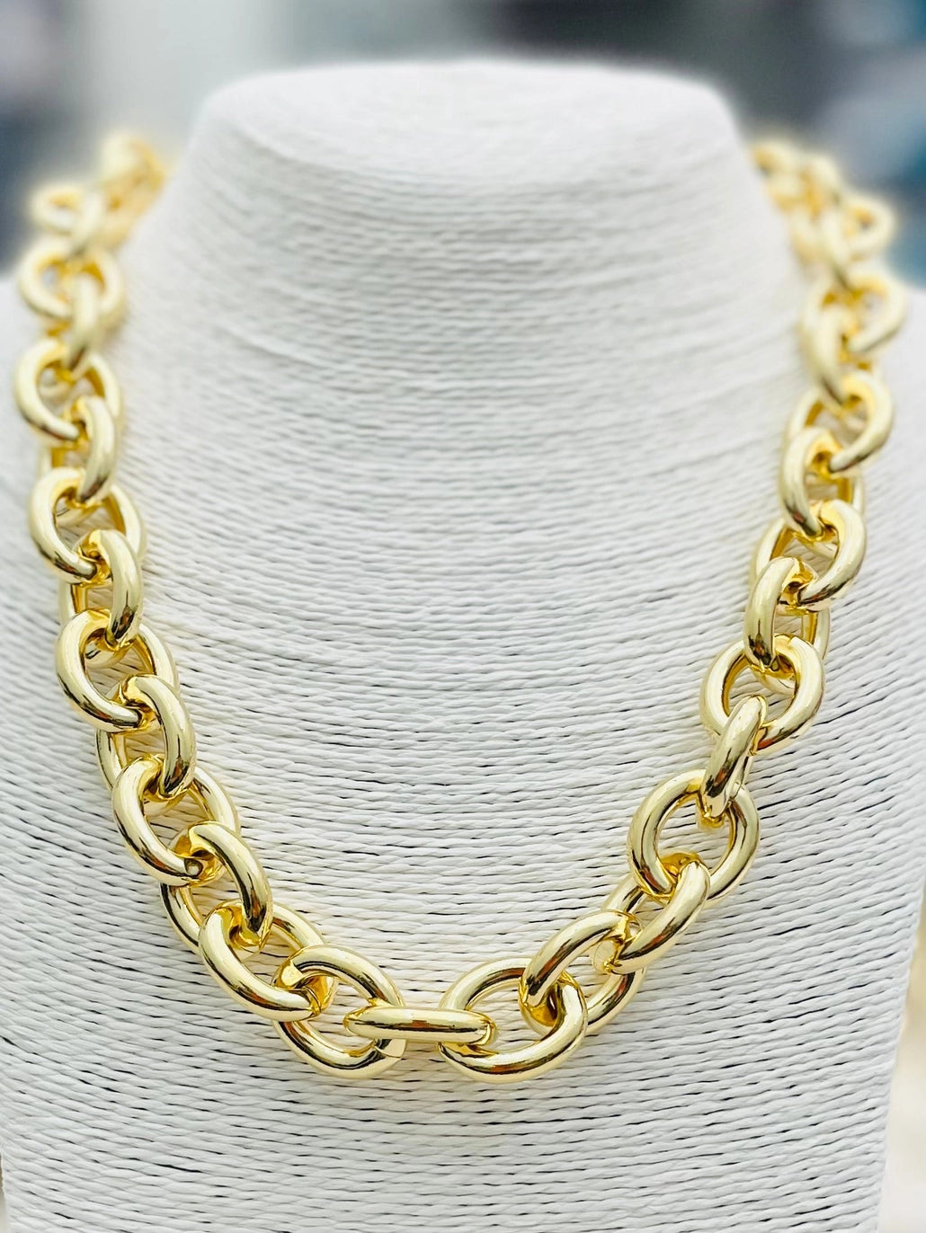 BAYSIDE CHAIN NECKLACE-GOLD