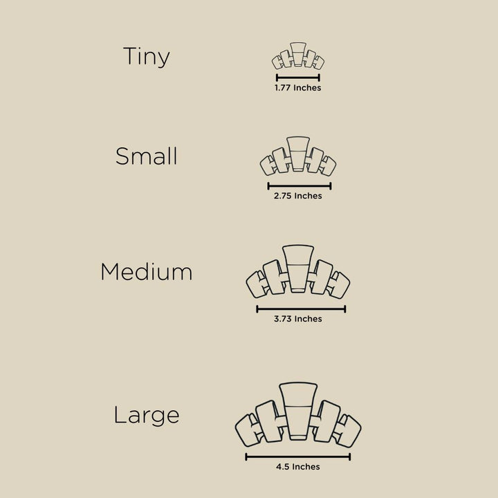 LARGE CLASSIC HAIR CLIP-RED CARPET READY