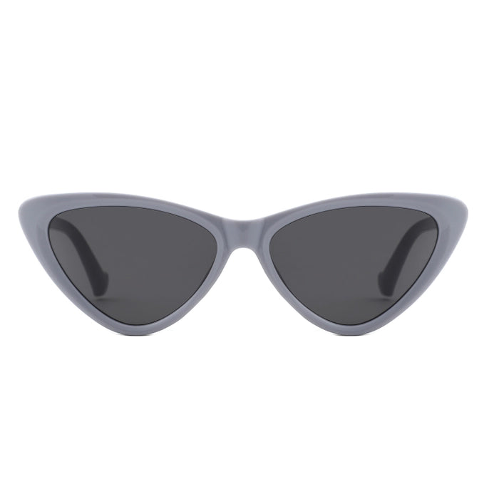 RETRO CAT EYE VINTAGE SUNGLASSES-GRAY