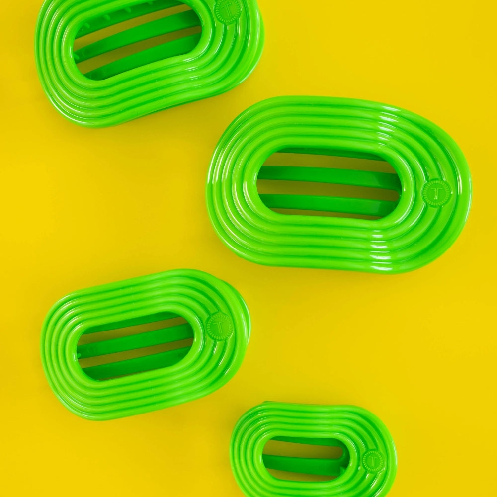 LARGE FLAT ROUND HAIR CLIP-GLOW FOR IT