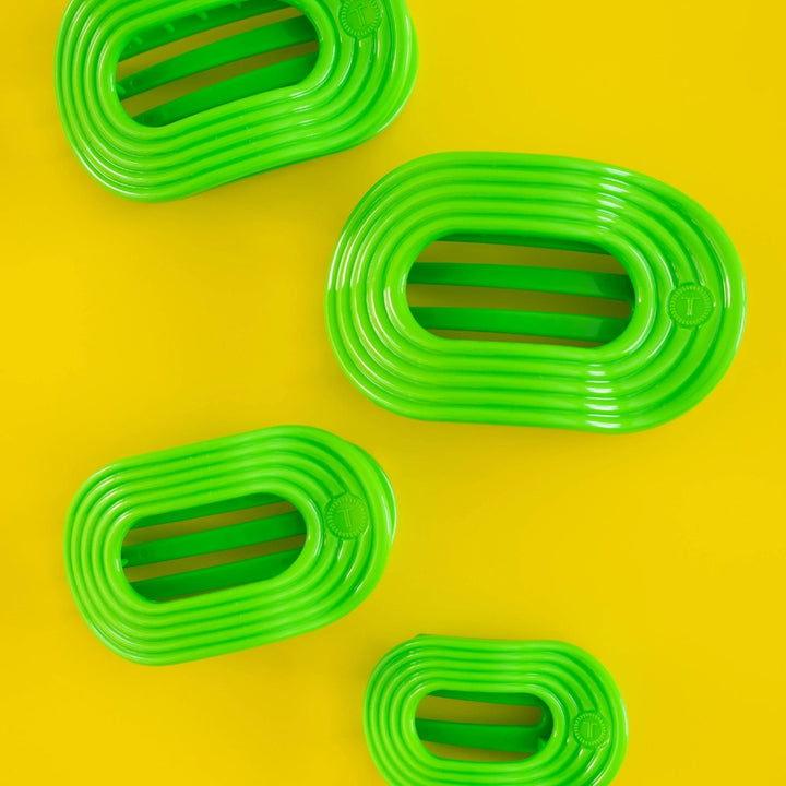 LARGE FLAT ROUND HAIR CLIP-GLOW FOR IT