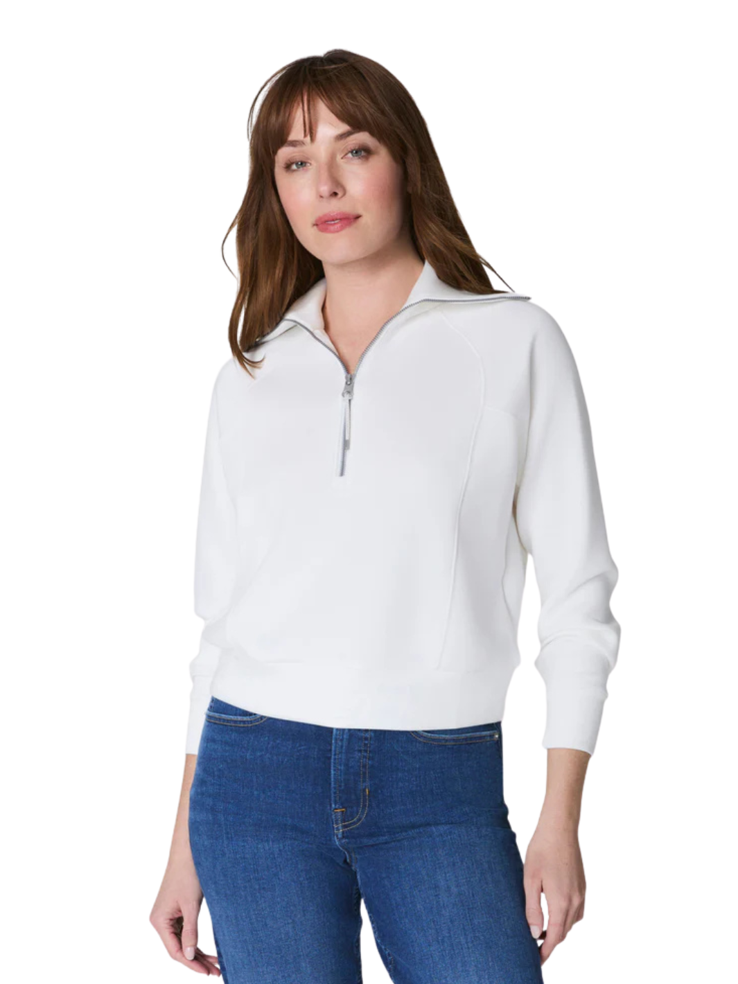 AIRESSENTIALS HALF ZIP-POWDER