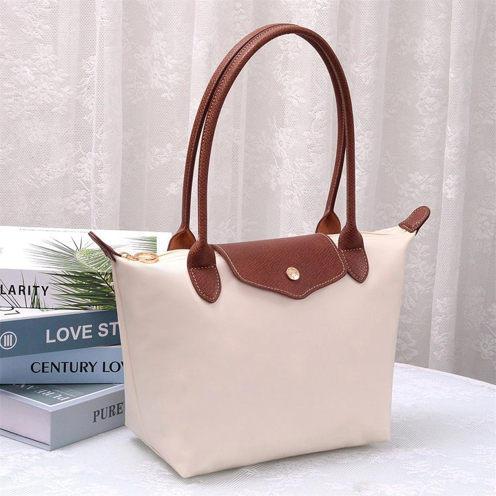 SHILOH 13” NYLON TOTE BAG-IVORY