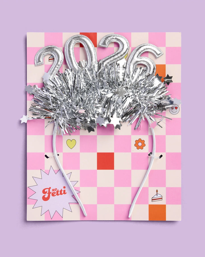 2026 PUFFY HEADBAND-SILVER