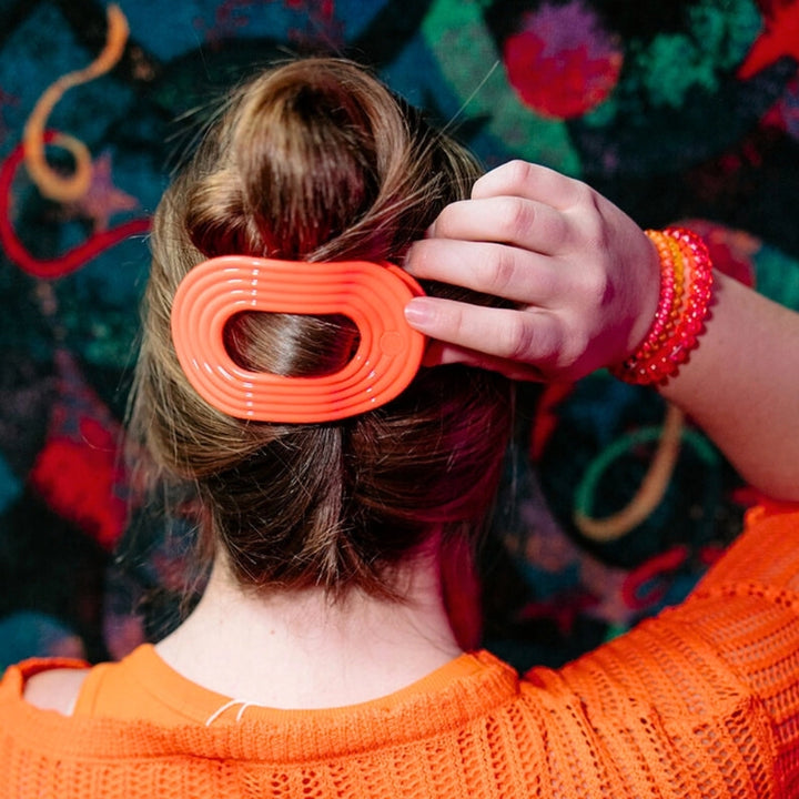 LARGE FLAT ROUND HAIR CLIP-DARTY