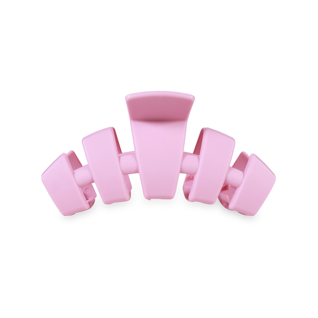 MEDIUM CLASSIC HAIR CLIP-MERRY PINKMAS