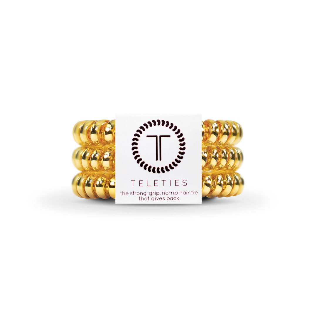 SMALL SPIRAL HAIR COILS-SUNSET GOLD