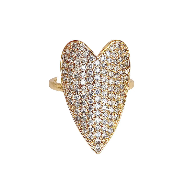 BIG HEART RING-GOLD