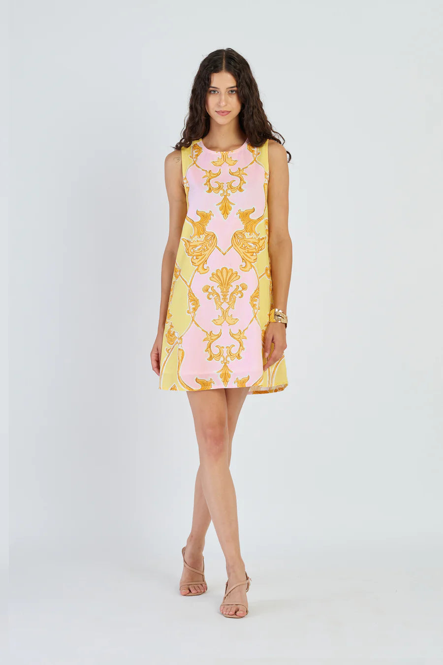 FRANKIE DRESS-SIRENS BLUSH