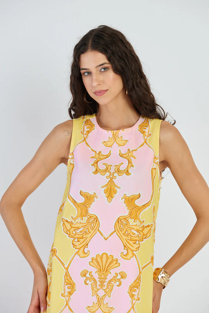 FRANKIE DRESS-SIRENS BLUSH