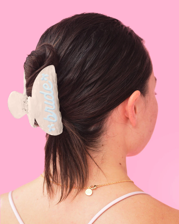 SOMETHING BLUE BRIDE CLIP