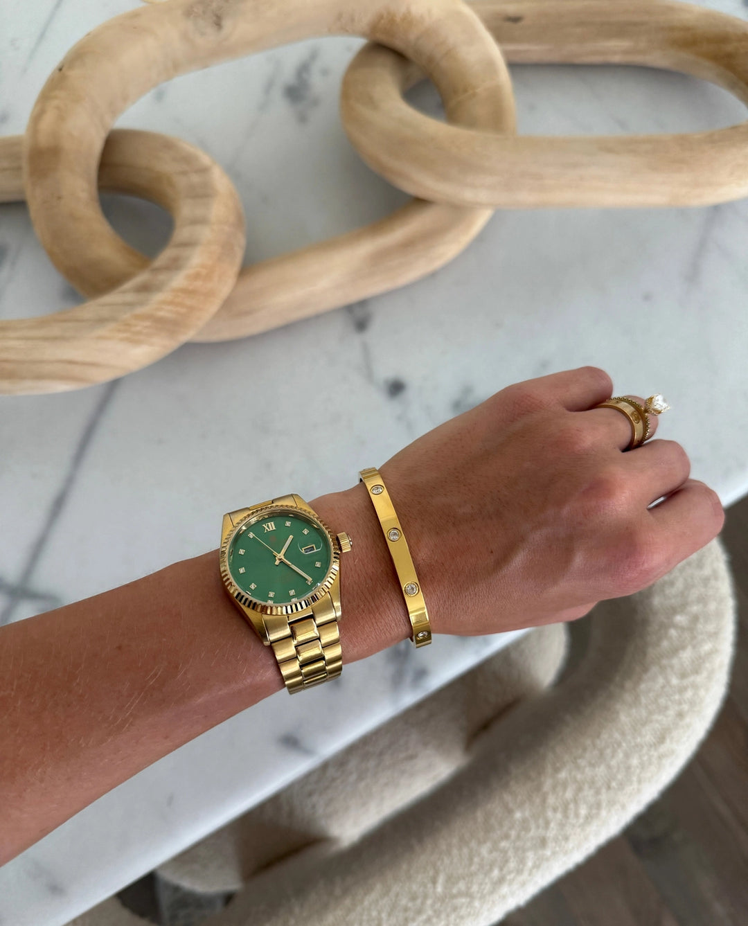 LUXE BANGLE-GOLD