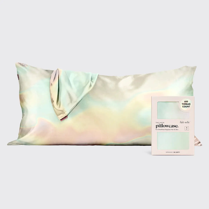 SATIN KING PILLOWCASE-AURA