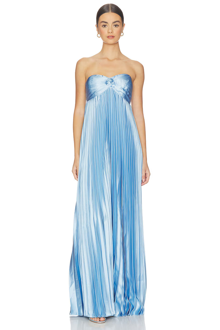 CYRINA GOWN-BLUE