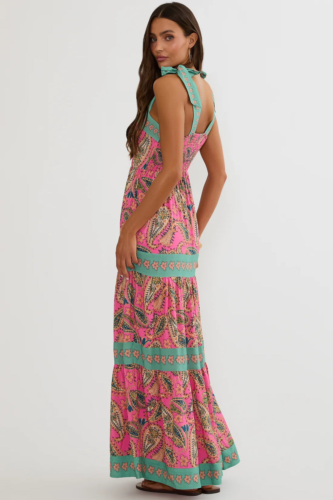 CHARLOTTE DRESS-CAPRI SOLEIL PAISLEY